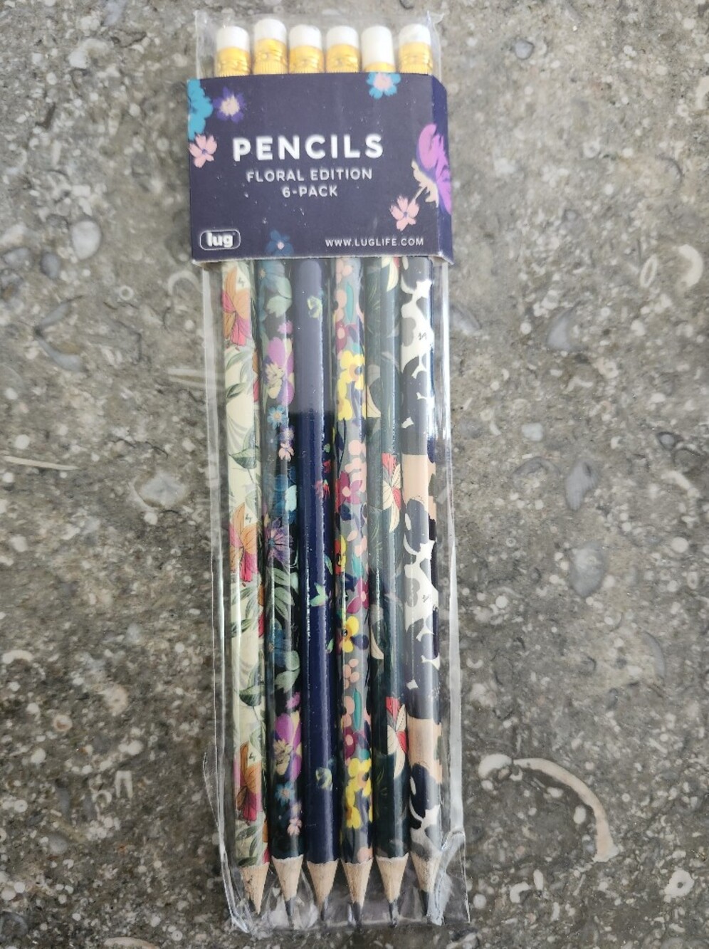 Lug - 6 Pack Pencils - Floral Edition